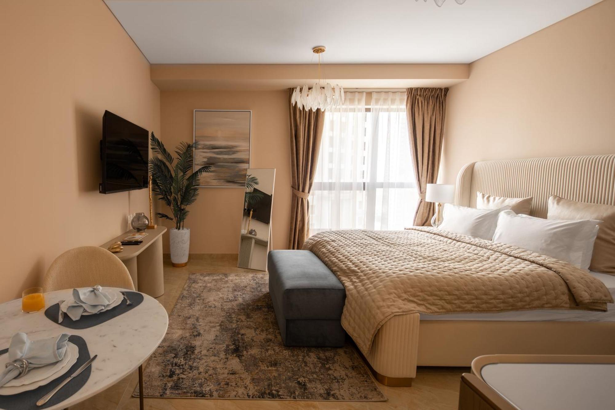 Апартаменты Happy Academia Jbr Дубай Экстерьер фото